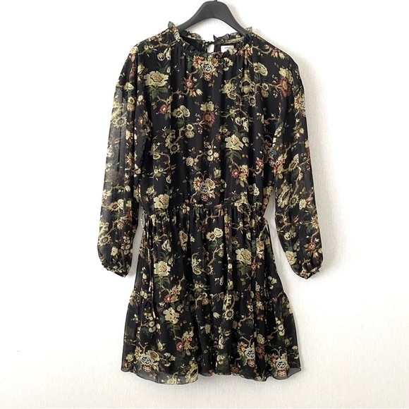 Aritzia Wilfred Lamare Ruffle Floral Mini Dress - Picture 4 of 11